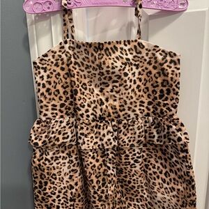 Janie and Jack Leopard Print Jumper